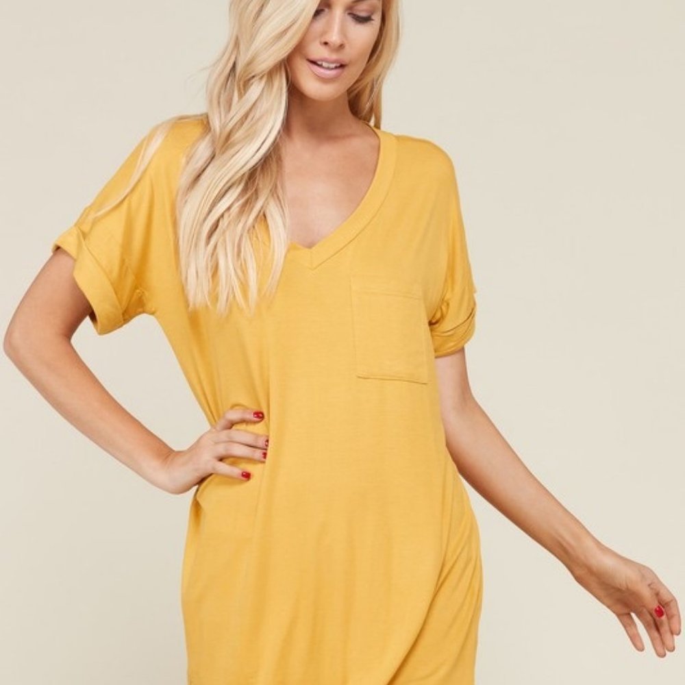 Casual Boyfriend Top with Pocket